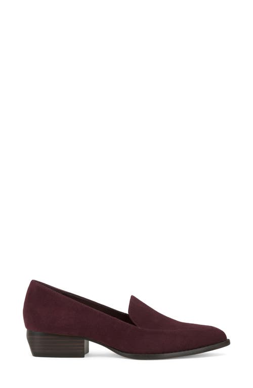 Shop Vince Camuto Becarda Pointed Toe Loafer In Petite Syrah