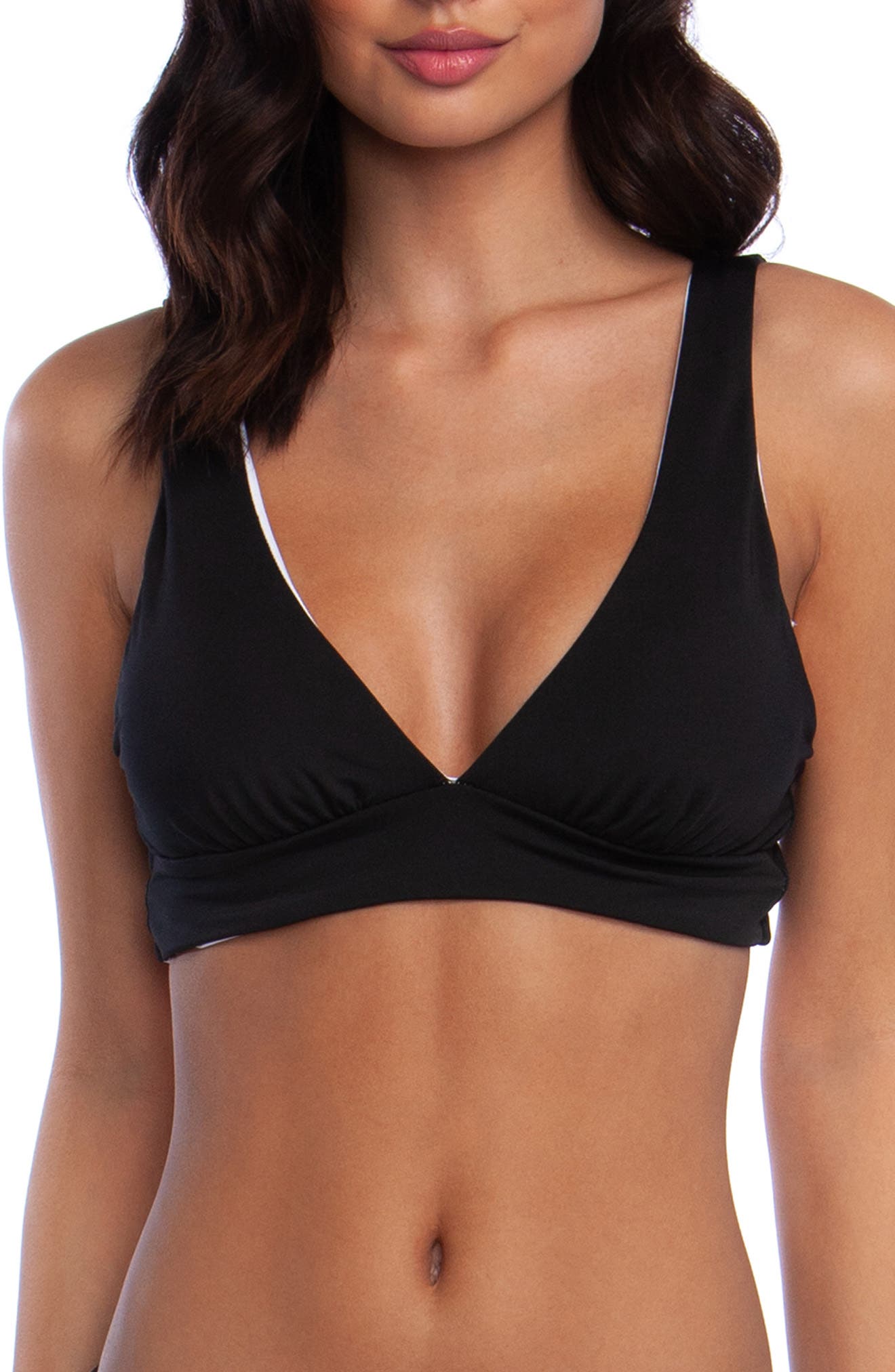 The Bikini Lab Sonic Boom Reversible Triangle Bikini Top
