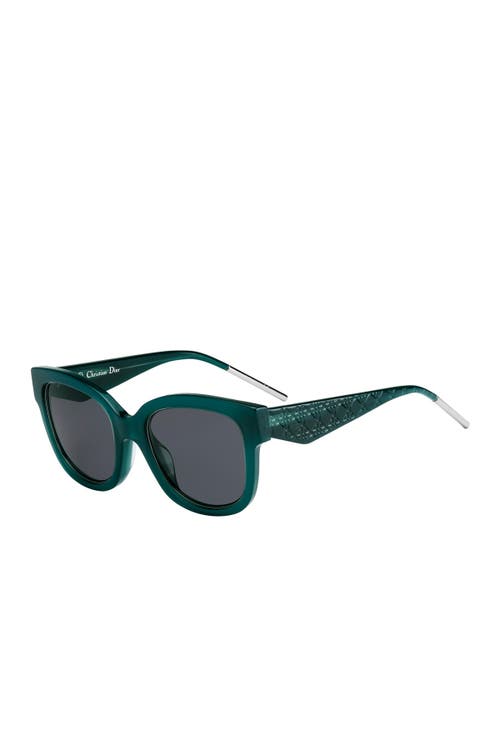 51mm 'Very Dior - Special Fit' 51mm Cat Eye Sunglasses in Opal Green