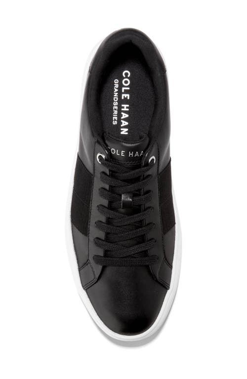 Shop Cole Haan Grand Crosscourt Premier Sneaker In Black/white