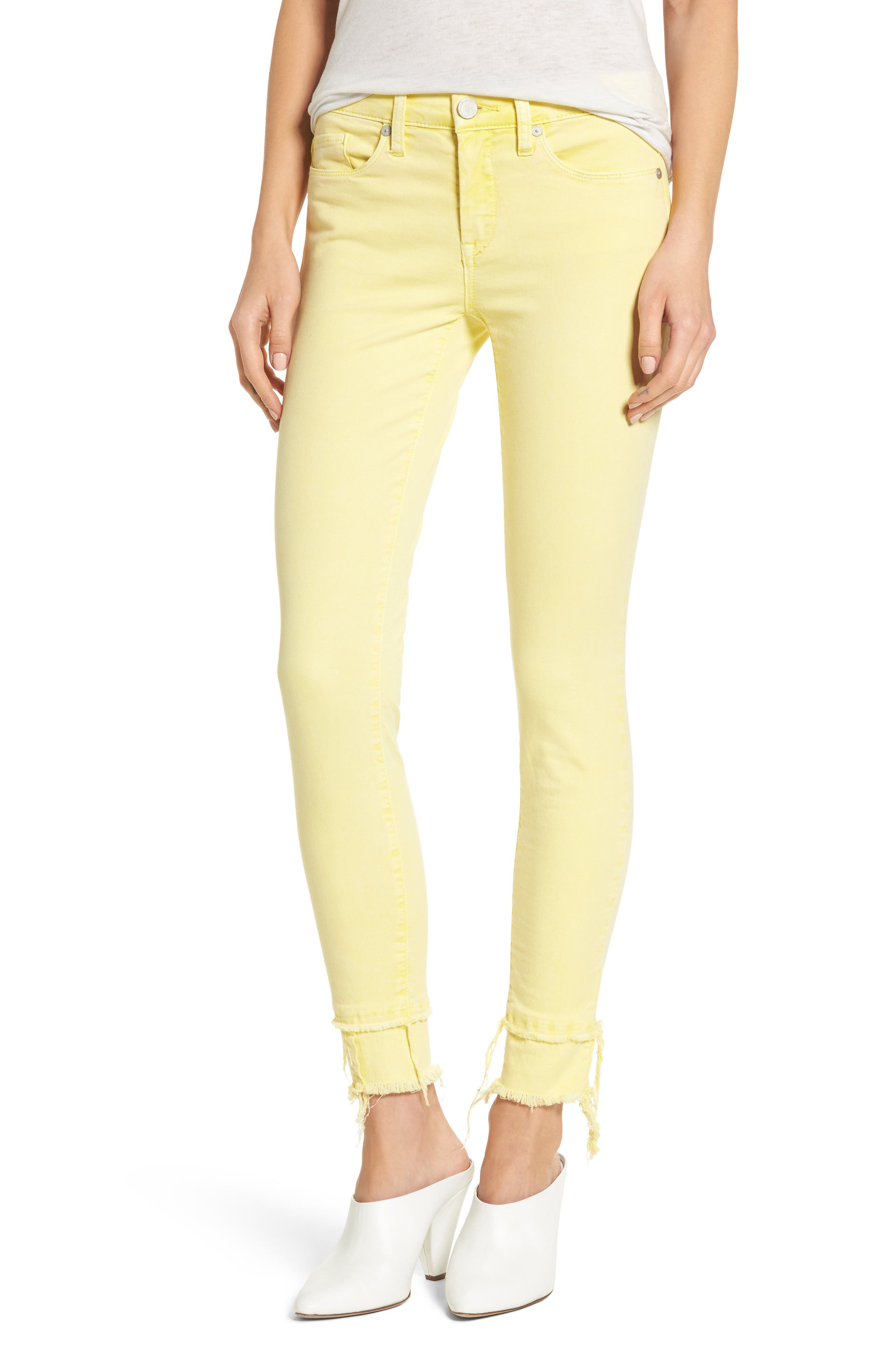 BLANKNYC The Reade Classic Crop Raw Edge Double Hem Jeans Nordstrom