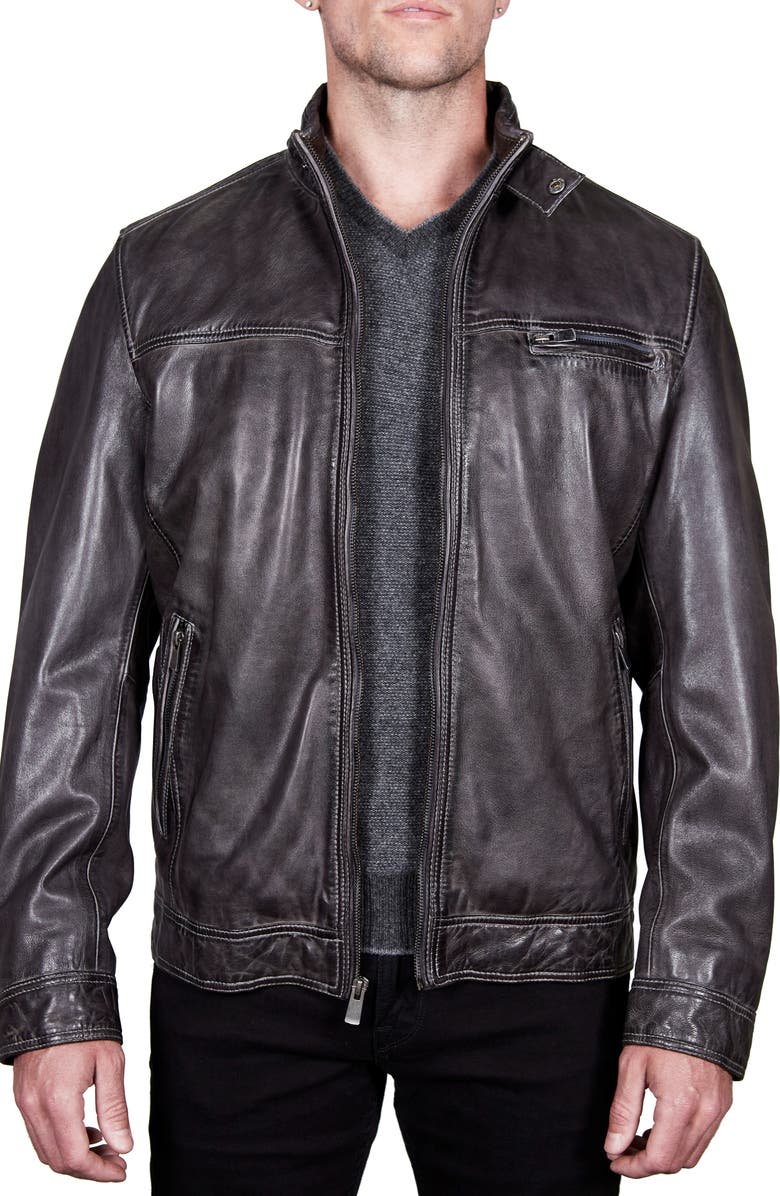 Missani Le Collezioni Leather Jacket | Nordstromrack