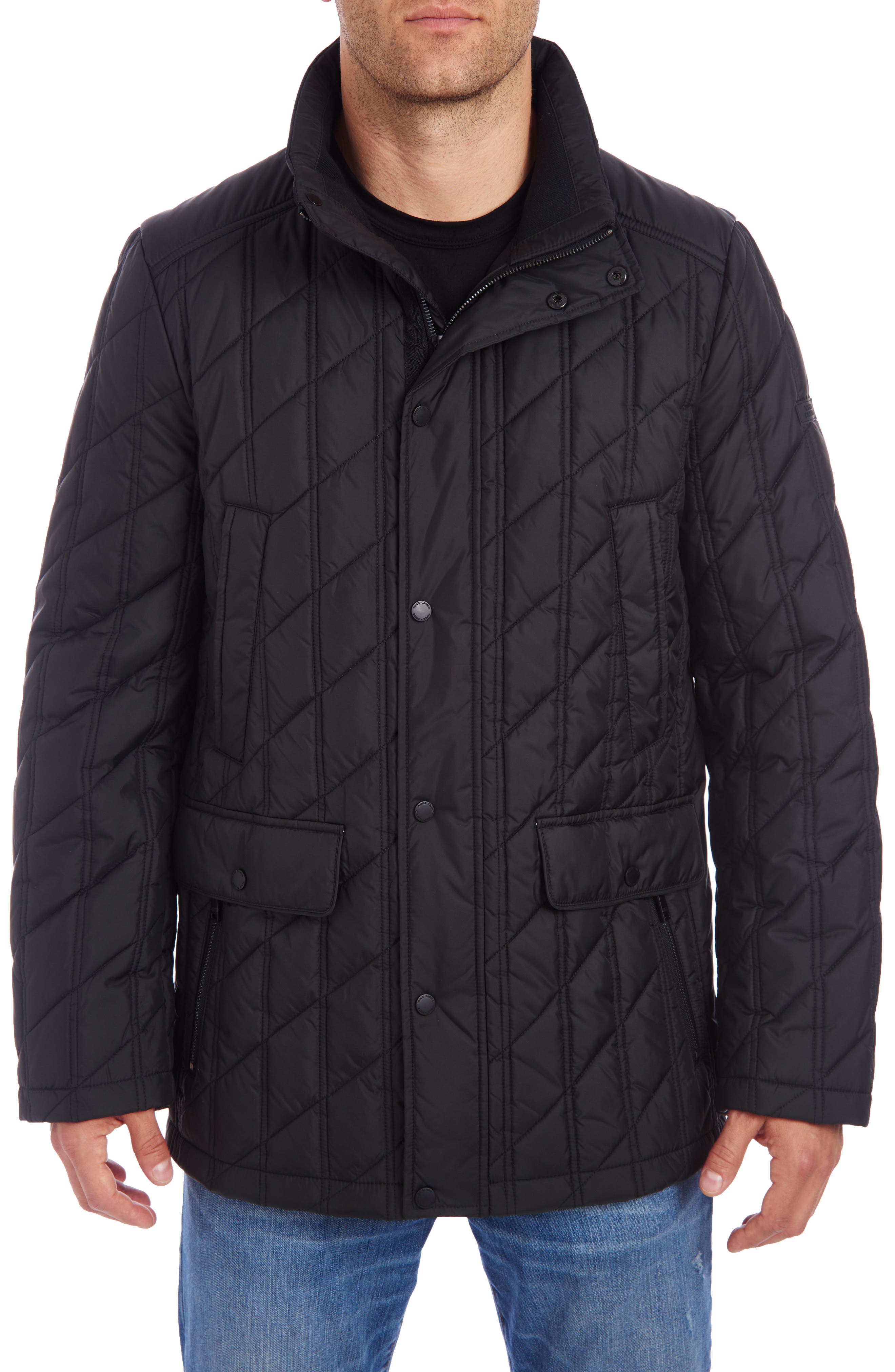 vince camuto mens quilted jacket