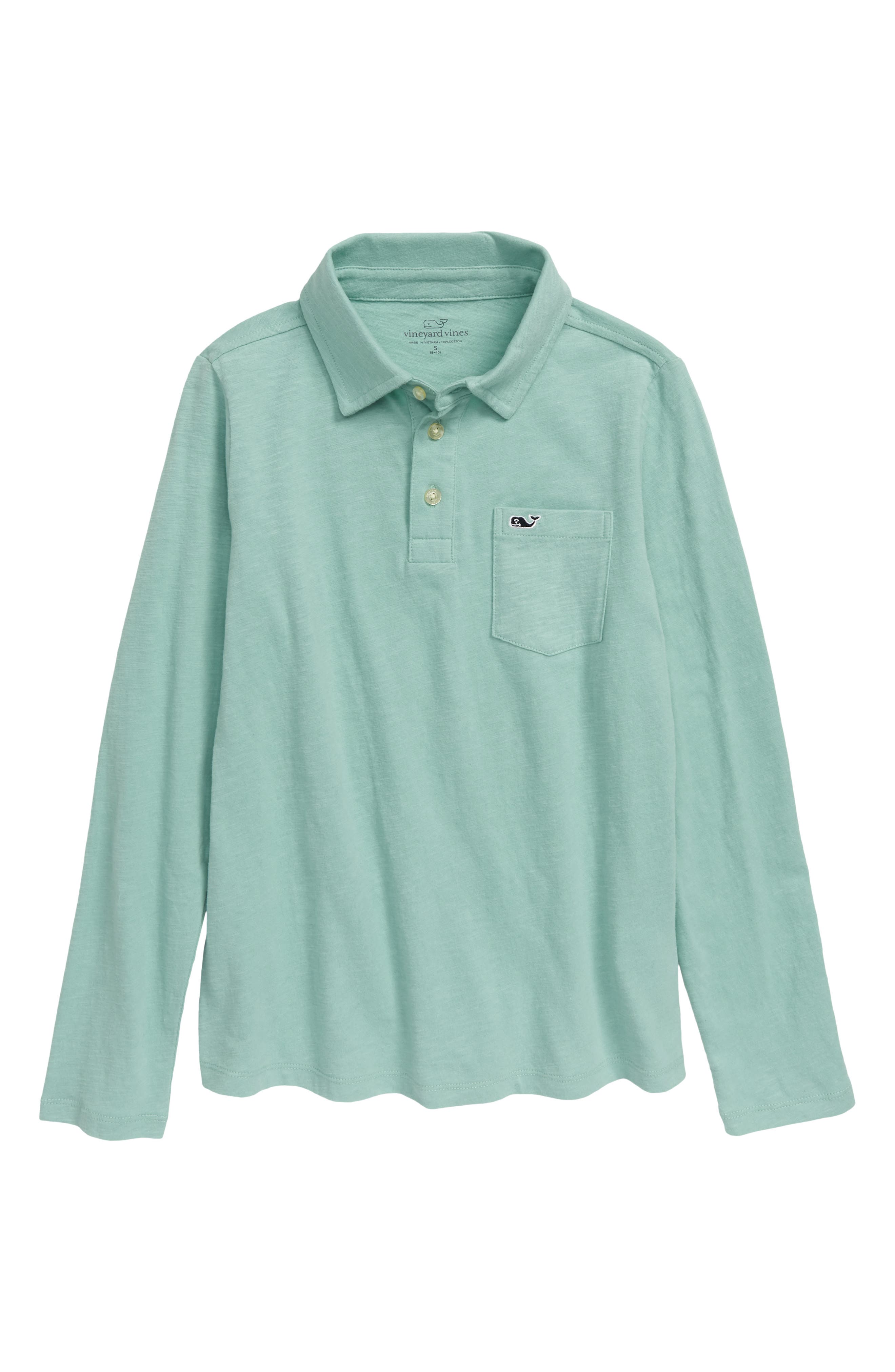 vineyard vines Long Sleeve Polo Shirt (Big Boys) Nordstrom