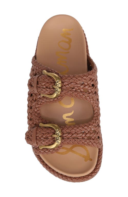 Sam Edelman Reid Slide Sandal In Rich Cognac