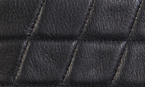 Bruno Magli Touch Tech Cashmere Lined Leather Gloves In Black