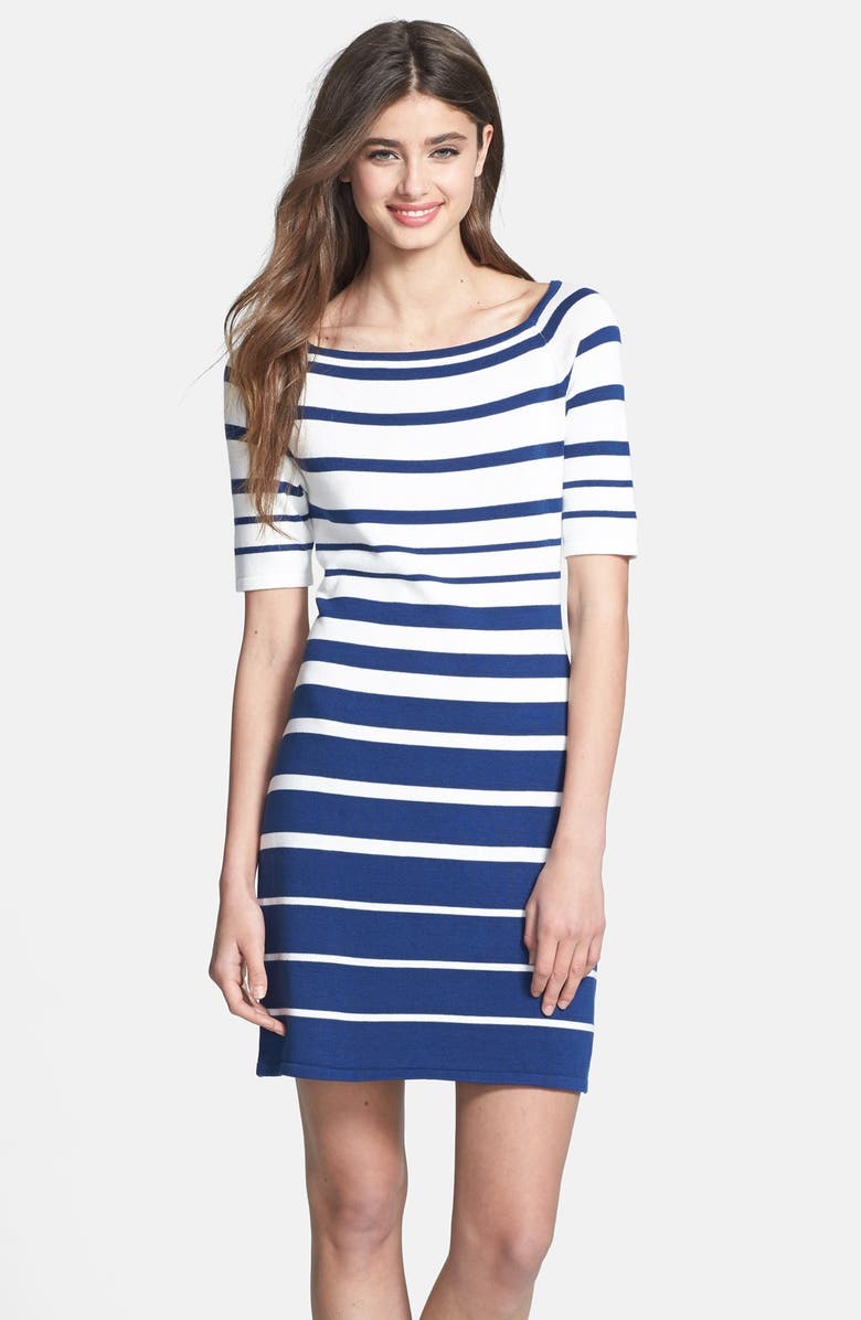 Trina Trina Turk 'Olive' Stripe Sweater Dress | Nordstrom