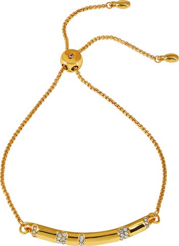 Vince Camuto Crystal Stone Bar Sliding Knot Bracelet Nordstromrack