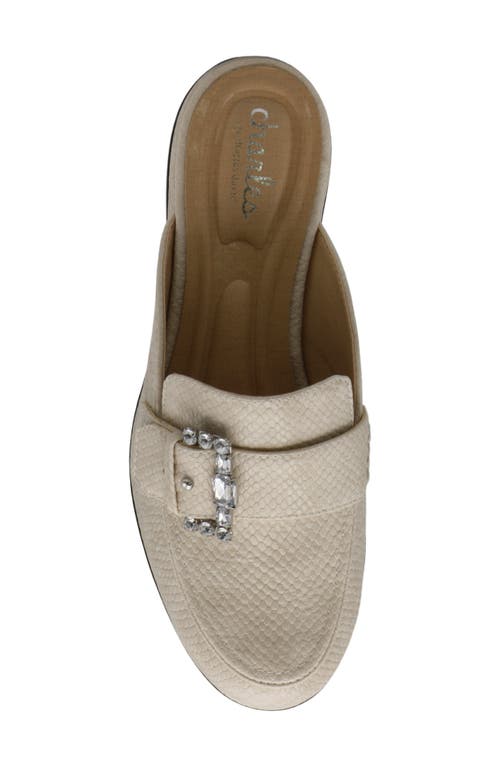 Shop Charles By Charles David Babs Loafer Mule In Ecru-sn