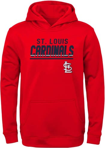 Outerstuff Youth Red St. Louis Cardinals Headliner Performance Pullover Hoodie