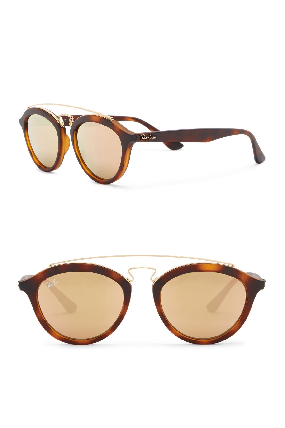 Ray Ban Highstreet New Gatsby Ii Phantos 50mm Modified Aviator Sunglasses Hautelook