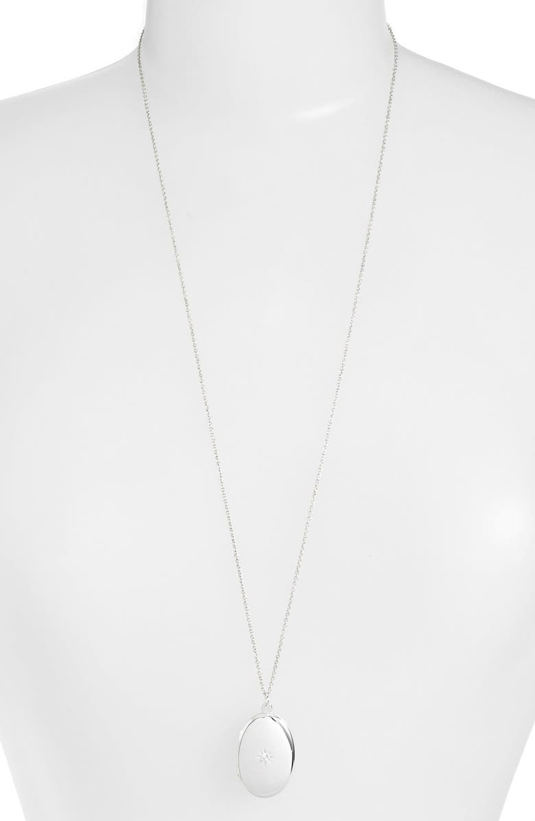 Argento Vivo Large Locket Pendant Necklace | Nordstrom