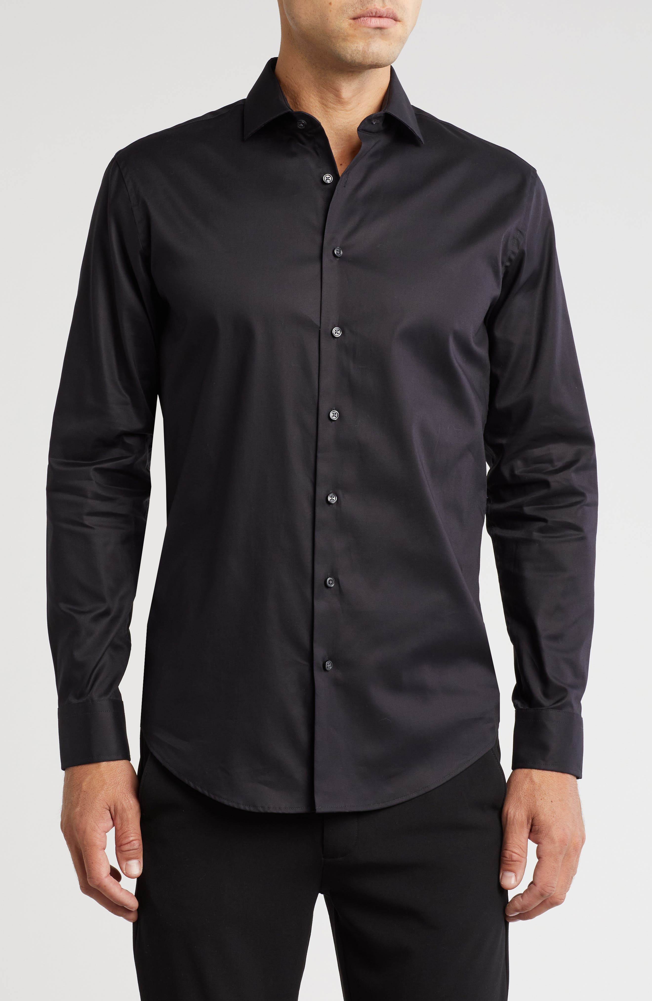 NORDSTROM RACK Trim Fit Button-Down Dress Shirt | Nordstromrack