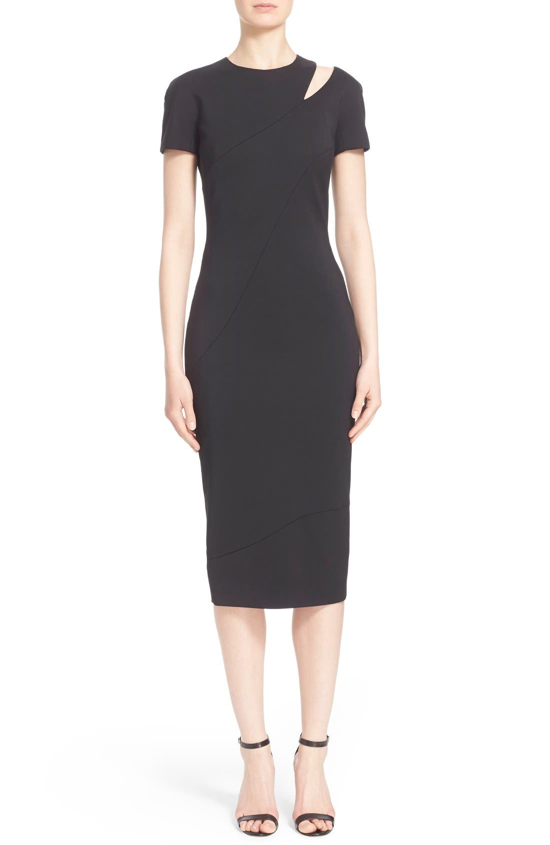 victoria beckham sheath dress