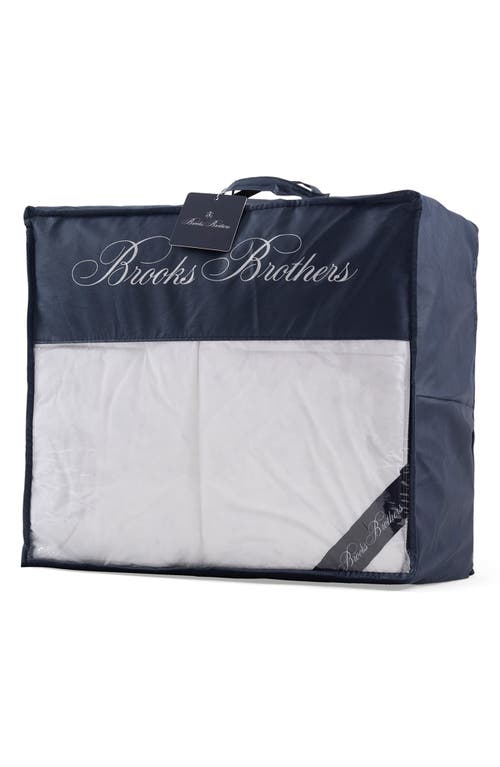 Brooks Brothers Goose Down Fill Comforter In White