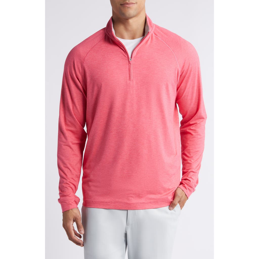 Johnnie-o Freeborne Prep-formance Quarter Zip Pullover In Dahlia