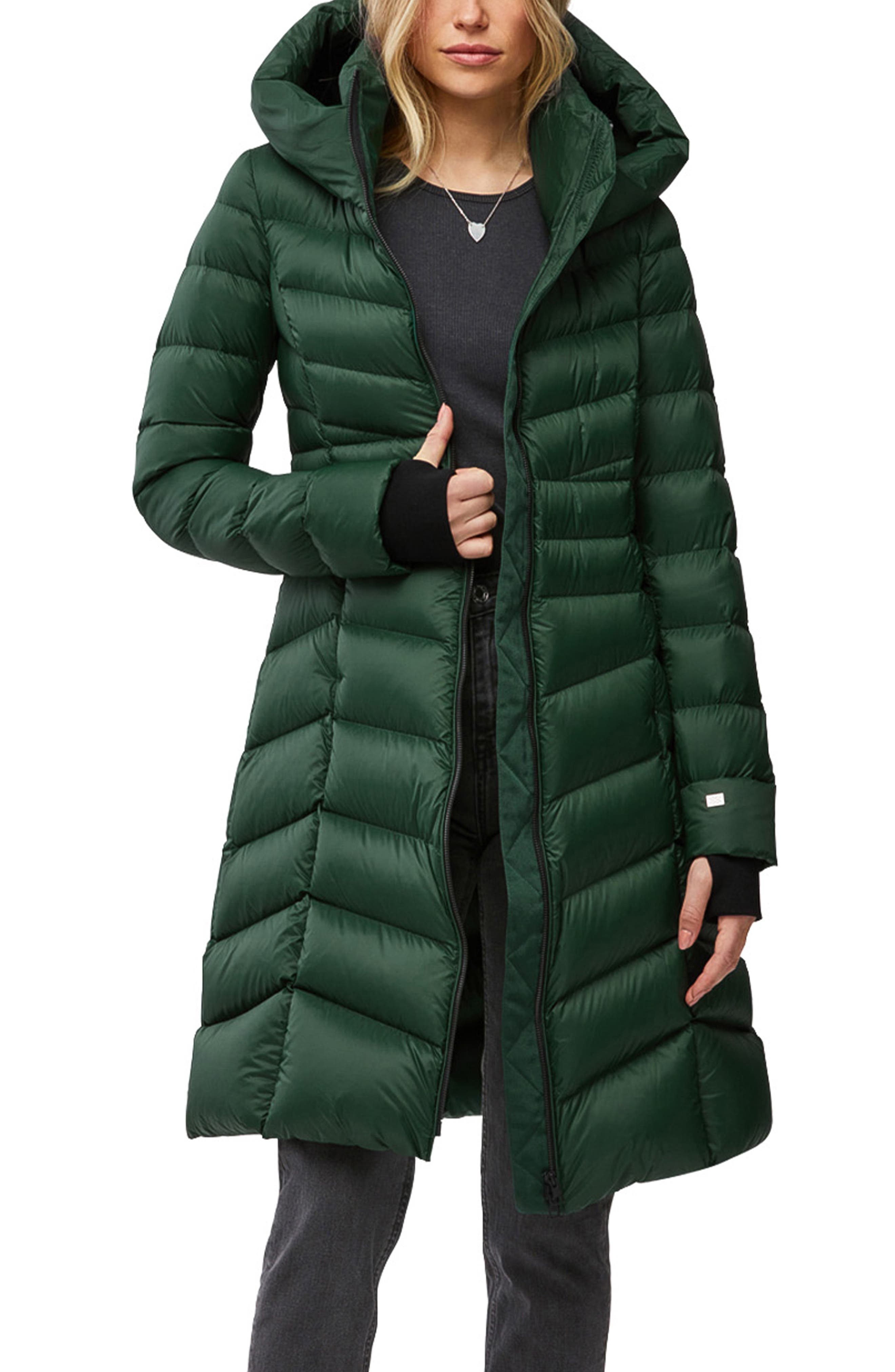 green down womens jacket