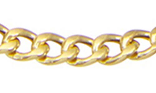 Fzn Curb Chain Necklace In Yellow