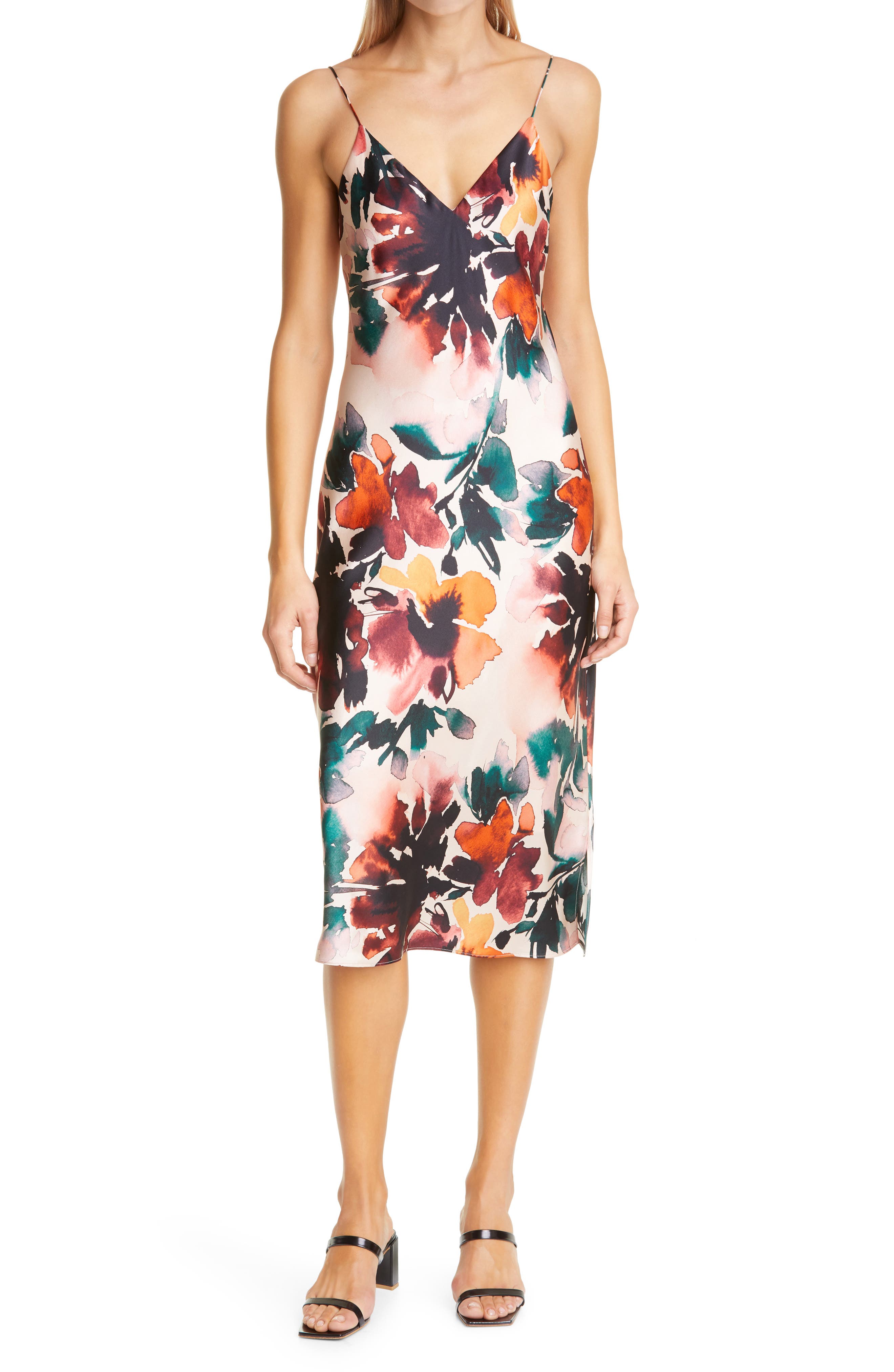 silk camisole dress