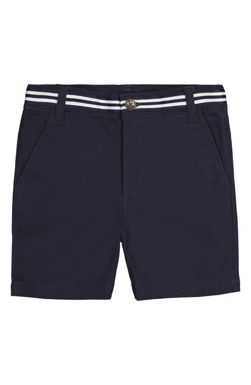 Andy & Evan Cotton Stretch Twill Shorts in Navy