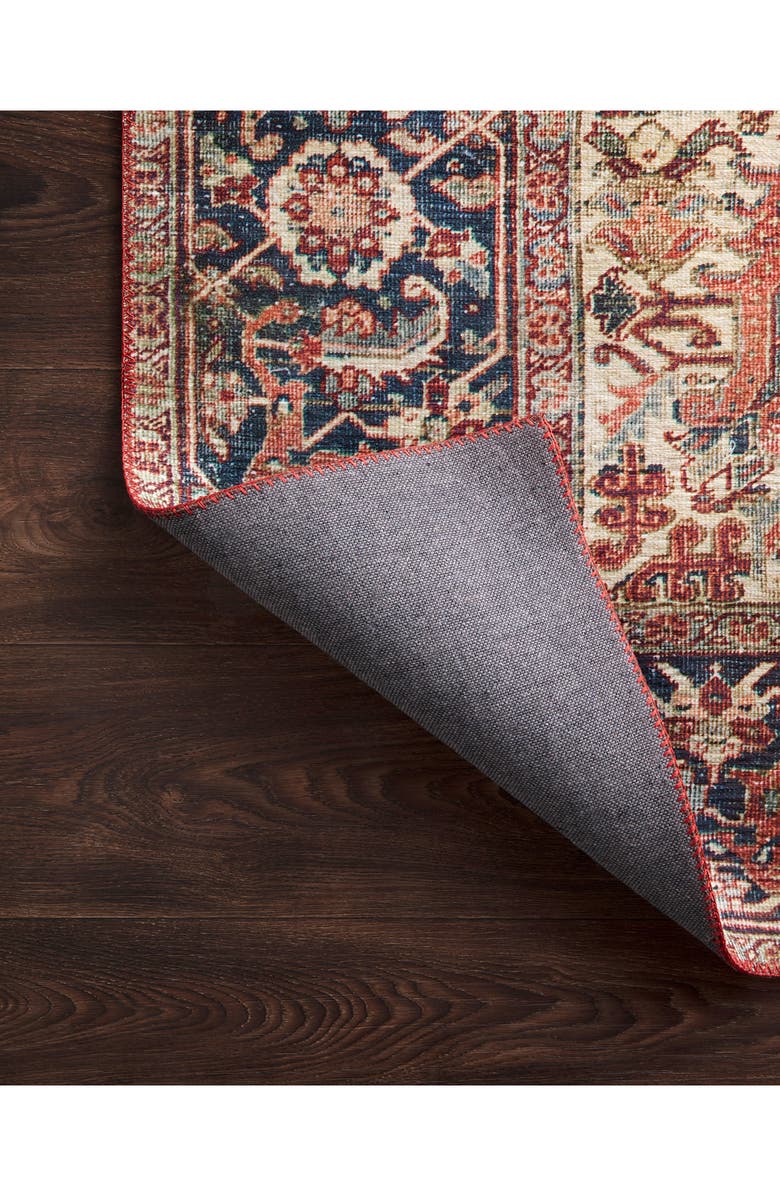 LOLOI Layla Accent Rug Red/Navy 5'0" x 7'6" Nordstromrack