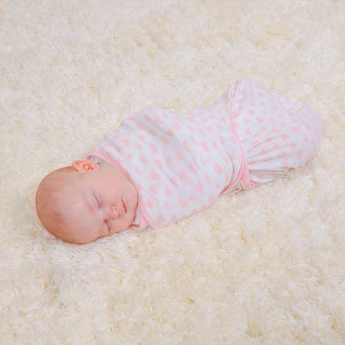 Shop Comfy Cubs Easy Swaddle Blanket In Pink