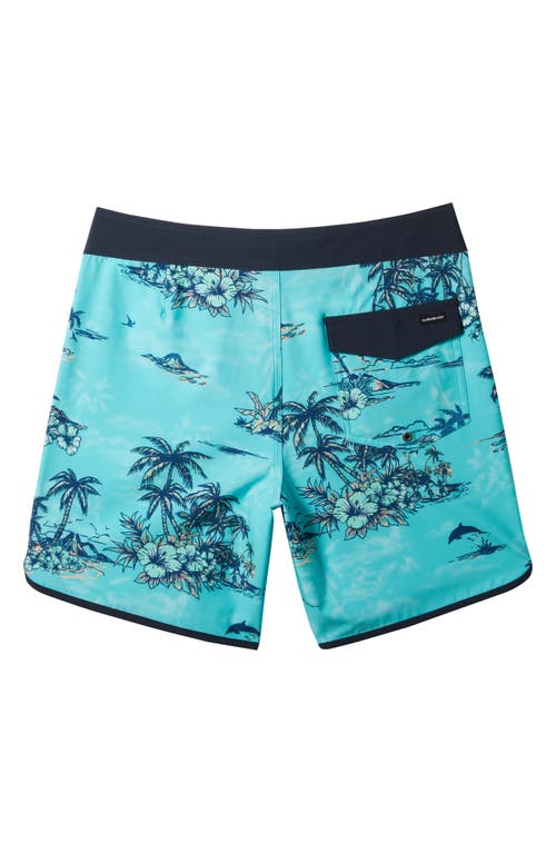 Quiksilver Surfsilk Scallop Board Shorts In Capri