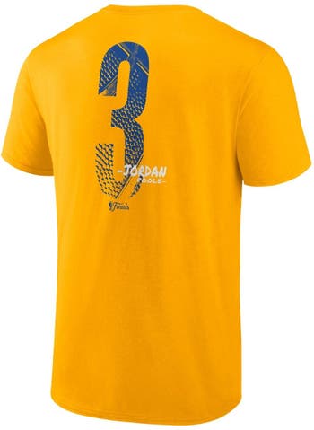 FANATICS Men's Fanatics Branded Jordan Poole Gold Golden State Warriors  2022 NBA Finals Champions Name & Number T-Shirt