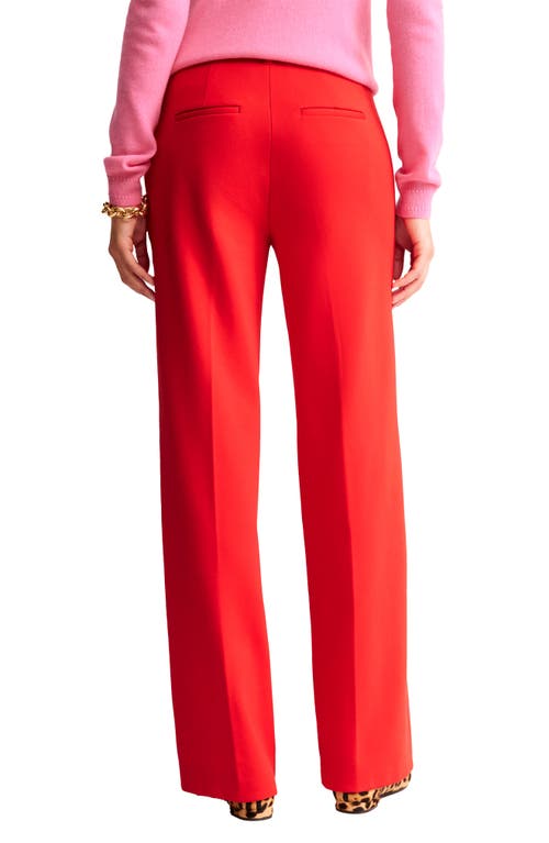 Shop Boden Westbourne Stretch Ponte Pants In Hot Pepper