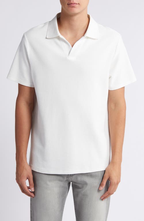 Shop Frame Jacquard Polo In Off White