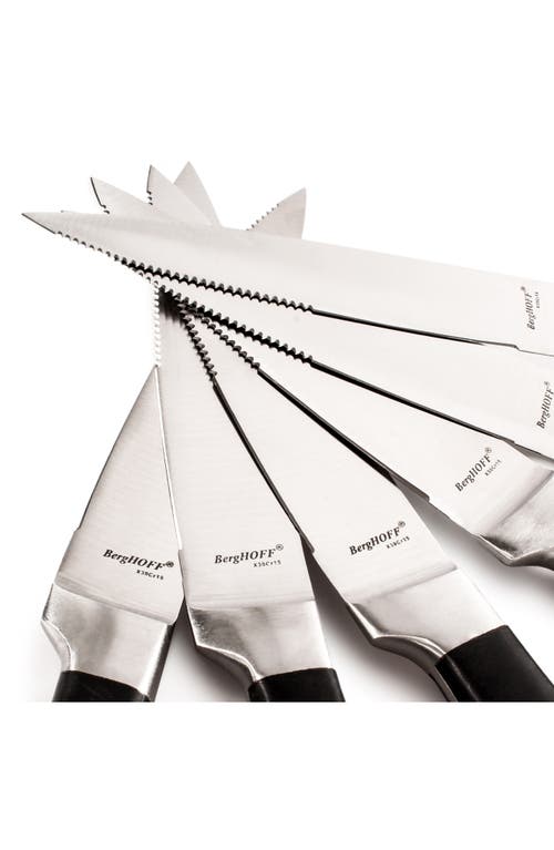 Berghoff Classico 12-piece Steakhouse Knife Set In Black