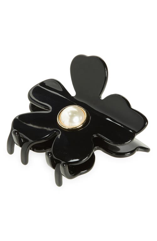 Lele Sadoughi Lily Claw Hair Clip in Jet at Nordstrom