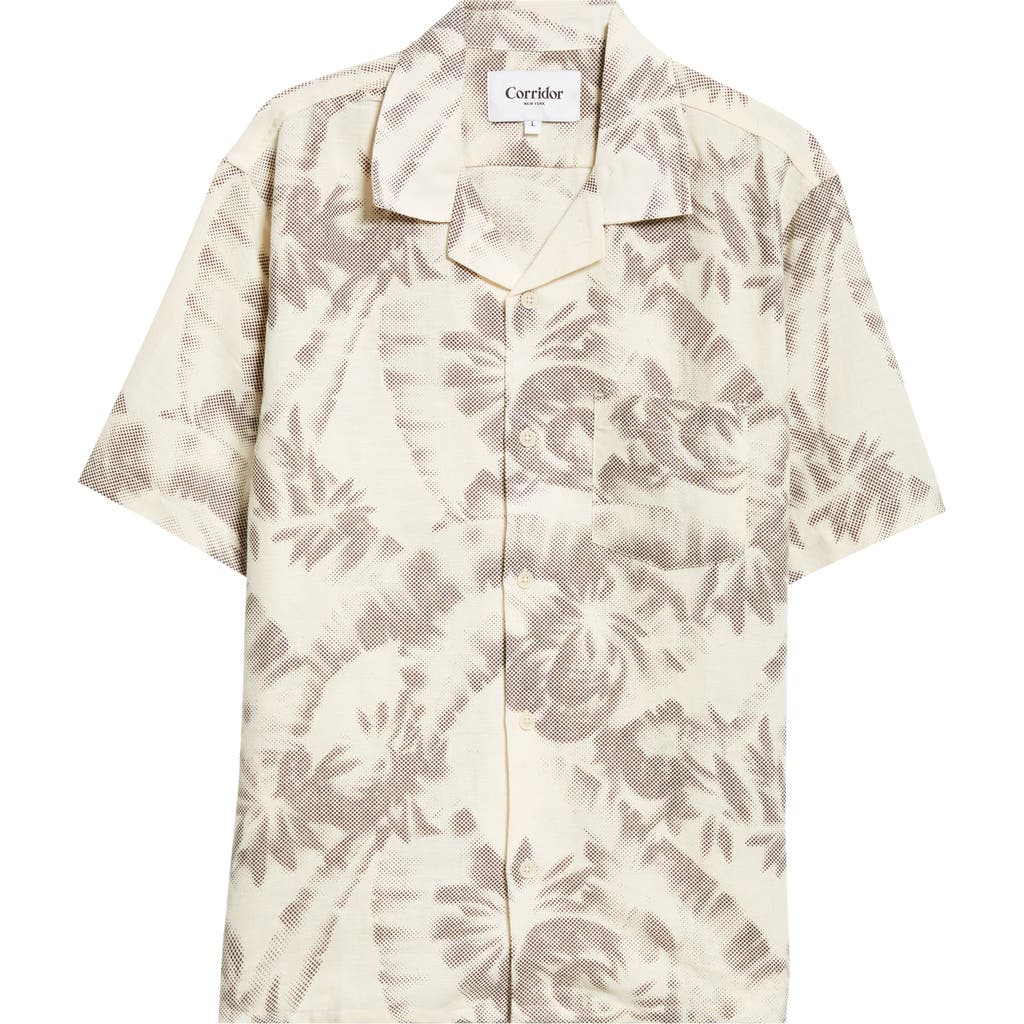 Shop Corridor Day Palm Camp Shirt In Natural