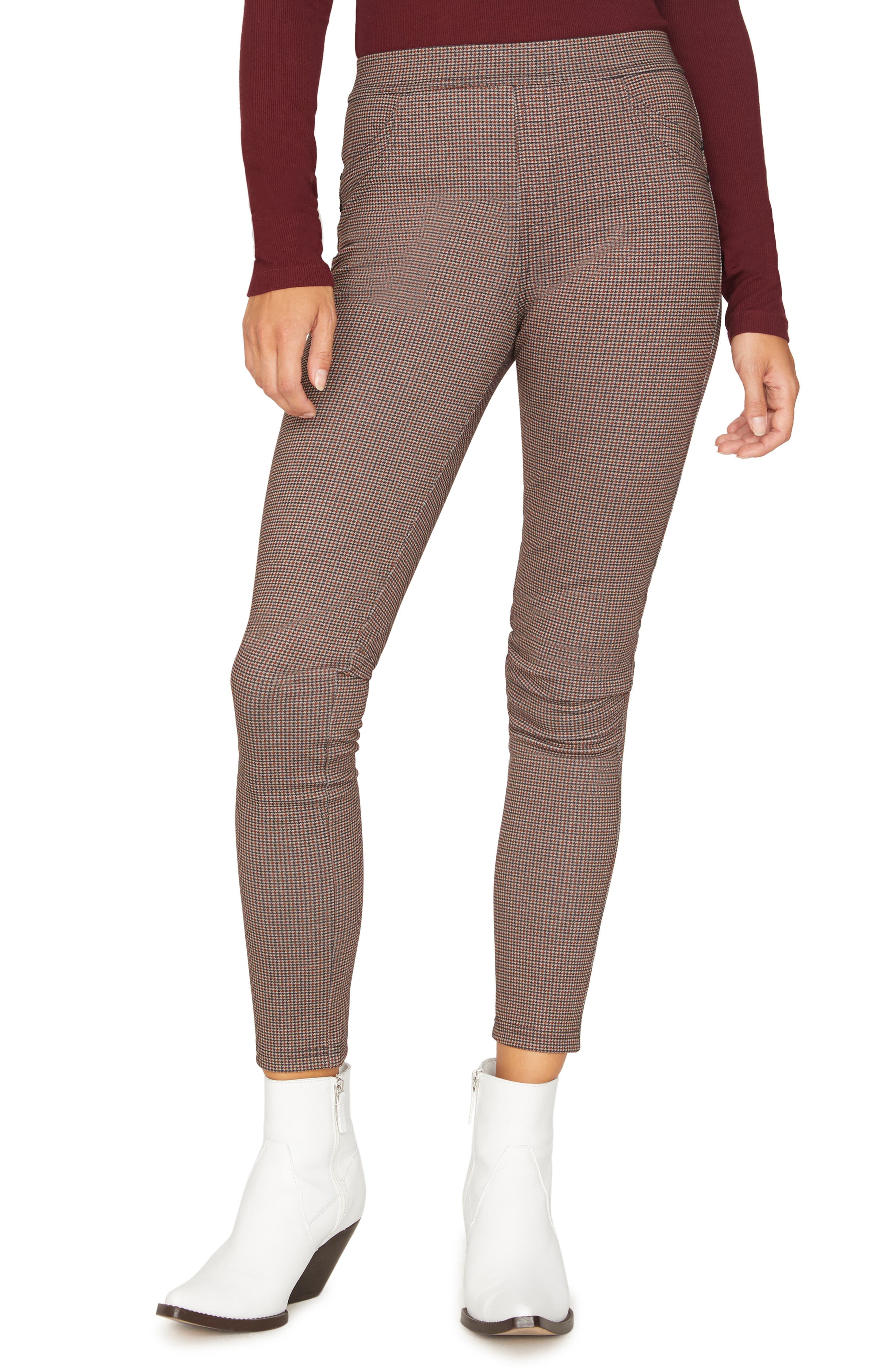 sanctuary grease plaid leggings