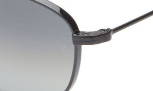 Ray Ban Ray-ban 58mm Irregular Oval Sunglasses In Black