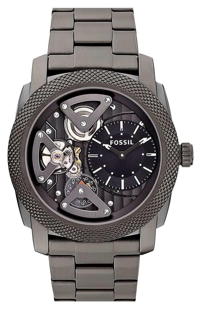 Fossil 'Machine - Twist' Bracelet Watch, 45mm | Nordstrom