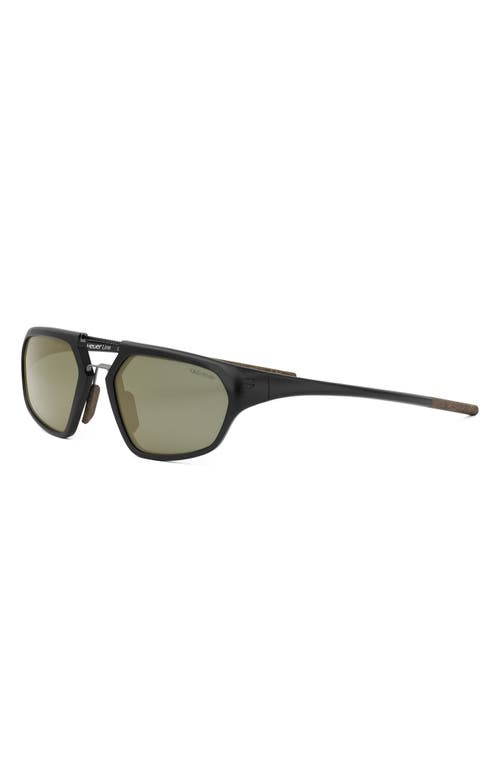 Tag Heuer Line 55mm Polarized Geometric Sunglasses In Green