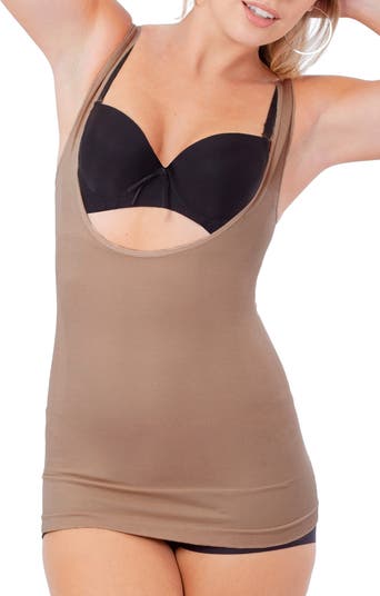 Shapermint Open Bust Shapewear Cami, Seamless Tummy, Side and Back  Compression, Nude, Medium : : Clothing, Shoes & Accessories