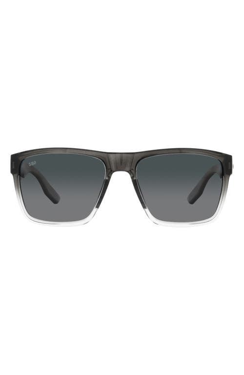 Costa Del Mar Paunch XL 59mm Gradient Square Sunglasses in Grey Gradient at Nordstrom