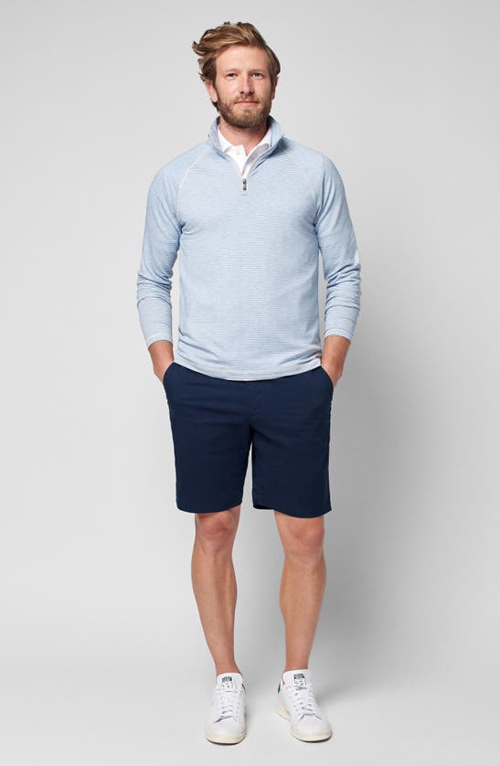 Faherty Movement Stretch Half Zip Pullover In Madaket Stripe