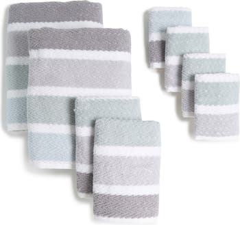 Kate Spade White Towel 6 Piece Set Bundle - 2 Bath Towels, 2 Hand Towels, 2  Washcloths