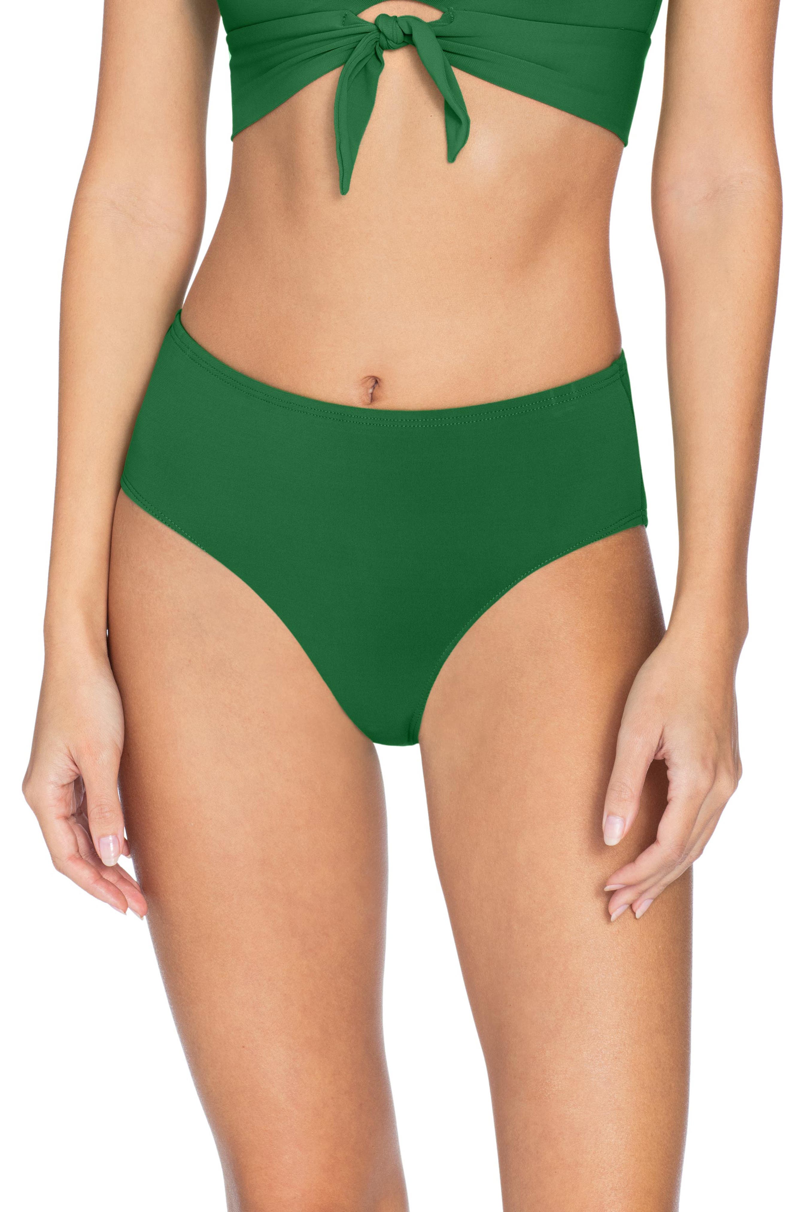 green high waisted bikini