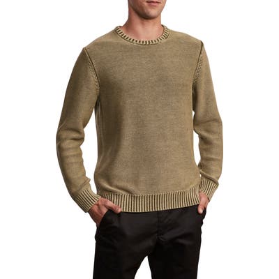 Rvca Cal Stone Crewneck Sweater, Green