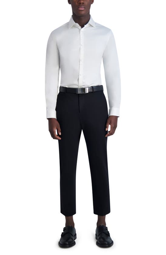 Shop Karl Lagerfeld Paris Slim Fit Dress Shirt In White