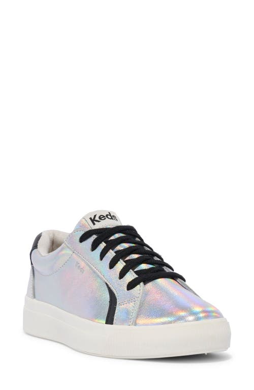 Keds® Pursuit Sneaker in Silver/Black 