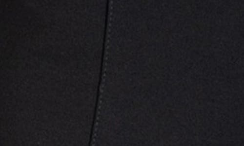 Apny Split Hem Pull-on Crop Slim Pants In Black