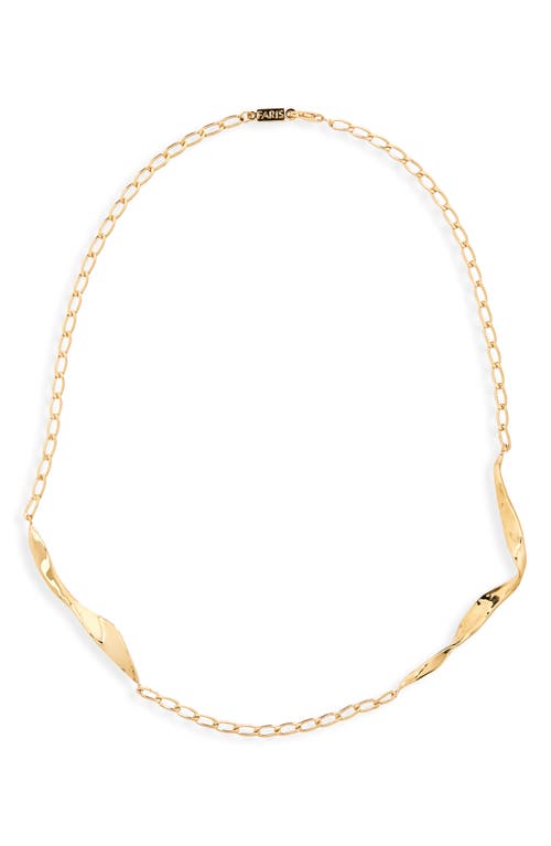 Faris Blade Necklace In Gold