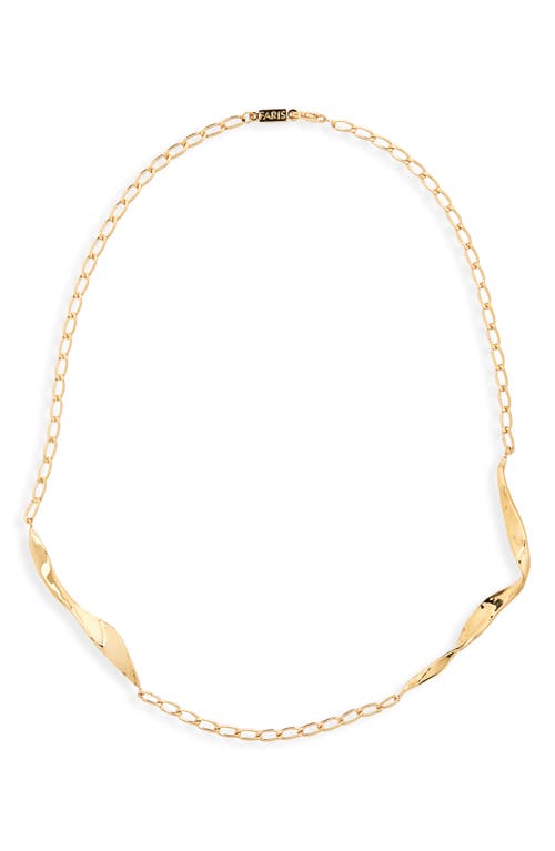 Shop Faris Blade Necklace In Gold