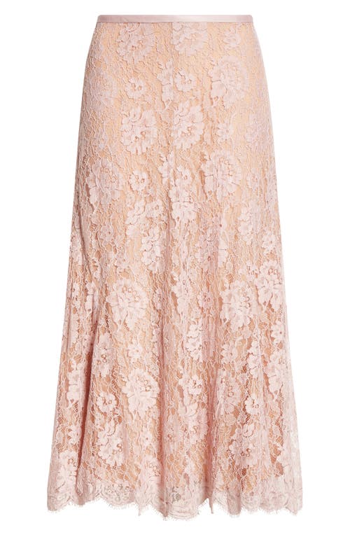 Michael Kors Dance Embroidered Crushed Skirt In Blush