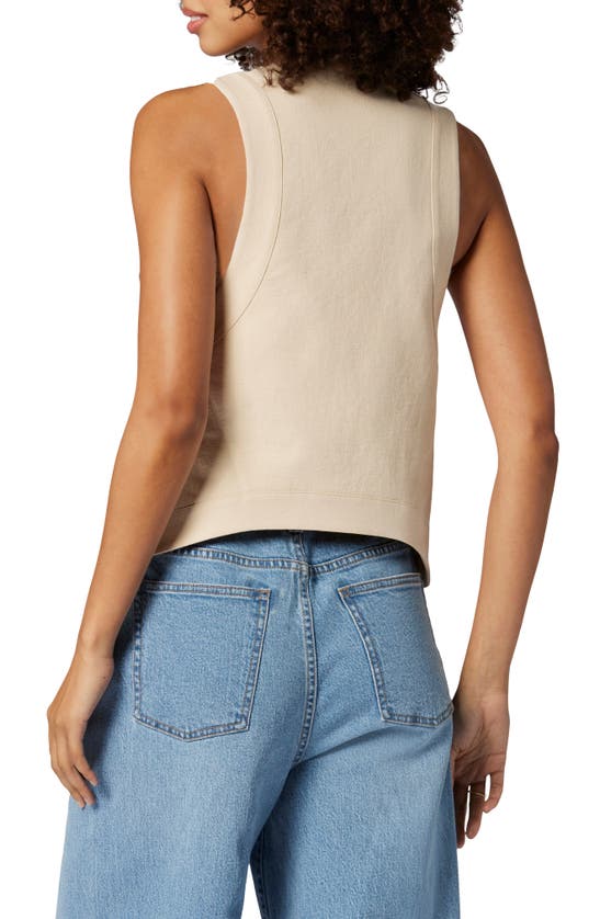 Shop Joie Raine Vest In Bleached Sand